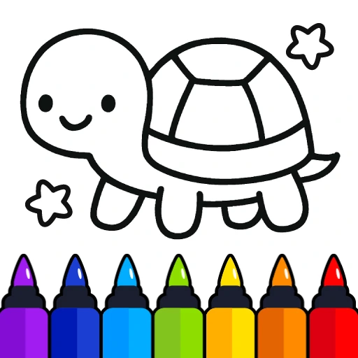 Ikona gry Coloring games for kids 2-5 y