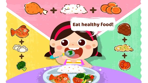 Mini-zadanie z higieny w Baby Panda's Daily Habits